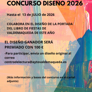 Concurso diseño portada libro de fiestas 2026